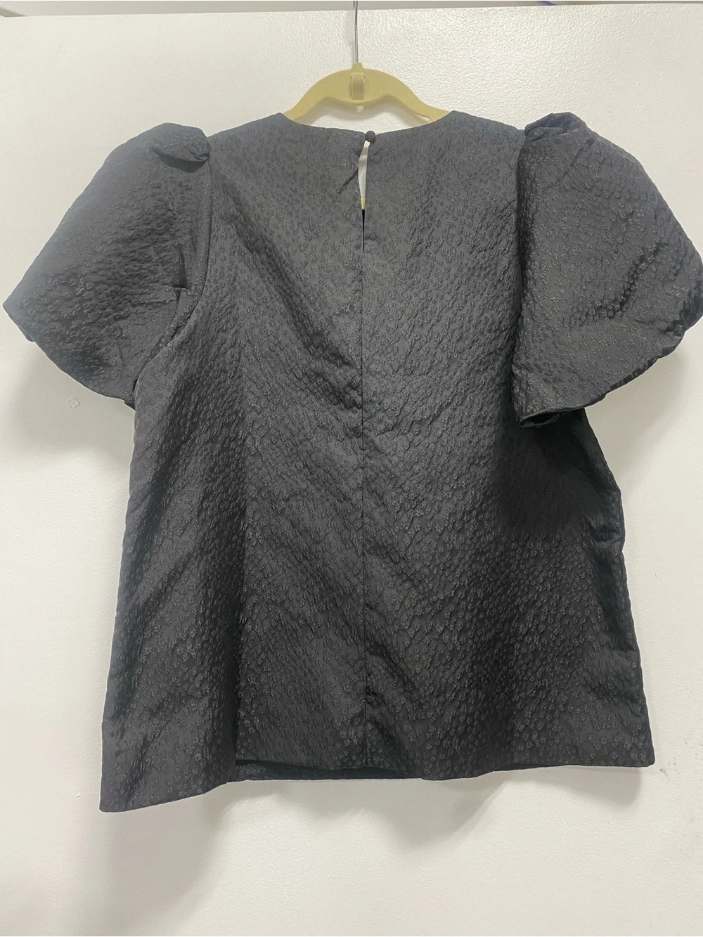 POMANDER PLACE Black Jacquard Lyla Blouse